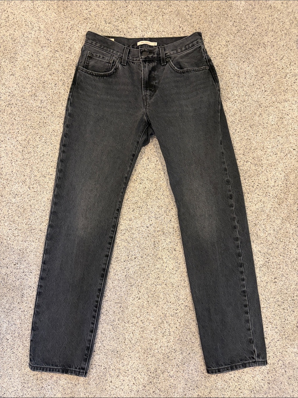 Levi's Charcoal Middy Straight Leg Jeans